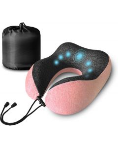 ODT UK High Fill Memory Foam Travel Neck Pillow, Bundle of 4