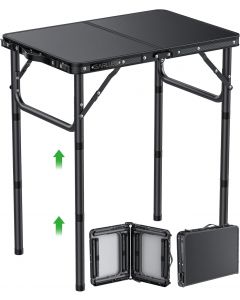 GARLLEN 2ft Folding Camping Table Aluminum Portable 2ft