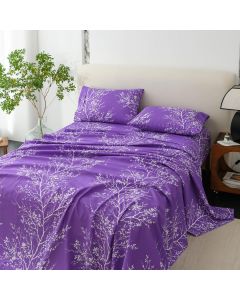 Spirit Linen Home 4-Piece Elegant Soft Bed Sheet Set 4-Piece, Bundle of 2