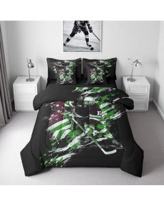Erosebridal Hockey 7 Piece Comforter Set Queen 7 Piece, Bundle of 2