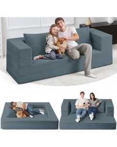 Cansunna Futon Sofa Bed with Pillow