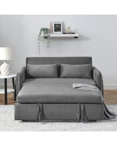 HomSof 55&quot; Modern Convertible Sofa Bed with 2 Detachable