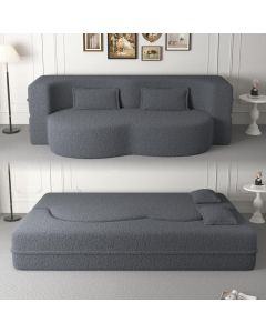 Ball &amp; Cast 78&quot; Sleeper Sofa Bed with 2 Pillows