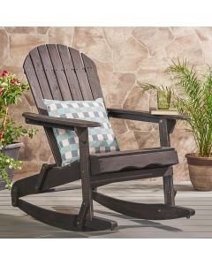 Christopher Knight Home Rocking Chair Outdoor Acacia Wood Patio Rocker with Wood