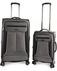 Perry Ellis Viceroy 2 Piece Expandable Suitcase Set with 2 Piece