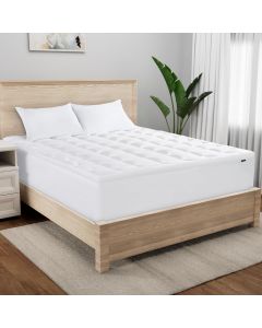 Serta Memory Flex Cushioned Pillowtop Mattress Topper
