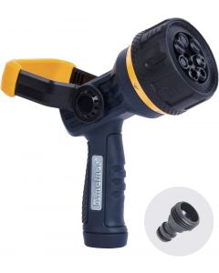 Melnor 65058-AMZ Torrent 7-Pattern Nozzle with QuickConnect Product Adapter Set