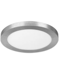 Feit Electric 13 in. W x 13.1 in. L Nickel LED Flat Panel Light Fixture Electric 13 in, 13.1 in