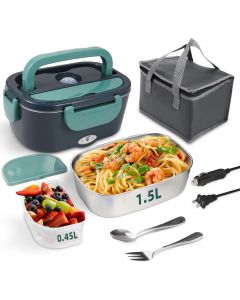 SOHIDA 1.5L Electric Lunch Box Food Heater Electric 1.5L, Bundle of 2