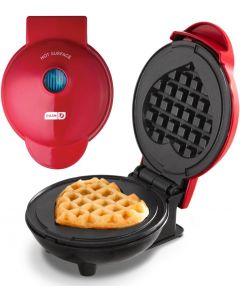 DASH Heart Mini Waffle Maker Nonstick, Bundle of 2
