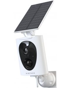 VIRTAVO SolarFlask 2K Solar Security Cameras Wireless Outdoor Wireless