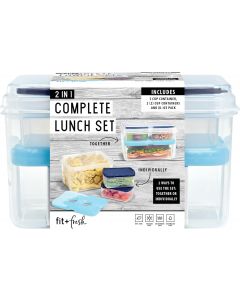 Fit &amp; Fresh 216HL Entree Set with Dishwasher Safe, Bundle of 2