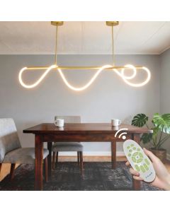 CdaAchRei 47.25&quot; 1-Light Linear Pendant Light