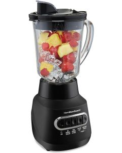 Hamilton Beach Wave Action Blender for Smoothies Stainless Steel Glass 40oz
