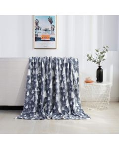 Elegant Comfort Velvet Touch Ultra Plush Christmas Holiday Printed Fleece 60inch, 50 x 60inch, Bundle of 2