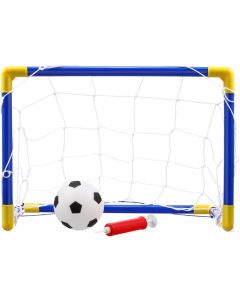 SAFIGLE Mini Soccer Goal DIY Football Net Door Kids Indoor Sports Toy Soccer 9.92 in, 59 X 12, 51 X 9, Bundle of 2