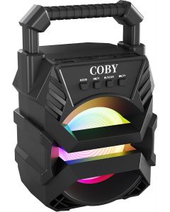 Coby Portable Karaoke Speaker &amp; Wireless Rechargeable Portable