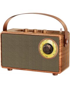 FREEFISH Portable Retro Speaker Bluetooth Wireless Portable