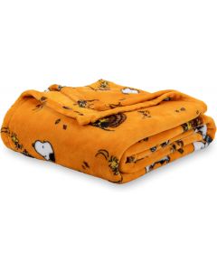 Berkshire Blanket Peanuts VelvetLoft Cute Character Snoopy Plush Blanket Wood 90 in, 108 in