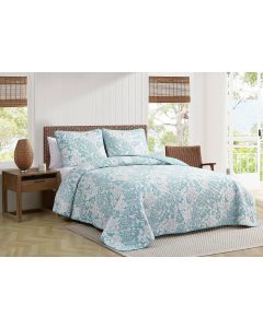 Tommy Bahama - Twin Quilt Set with Cotton