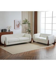 Christopher Knight Home Almad 2 Pieces Sofa Couch Set Wood