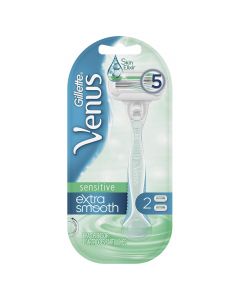 Gillette Venus Extra Smooth Sensitive Women&#039;s Razor - 1, Bundle of 2