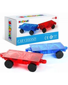 MAGBLOCK 2-Piece Car Set Suitable 2-Piece, Bundle of 3