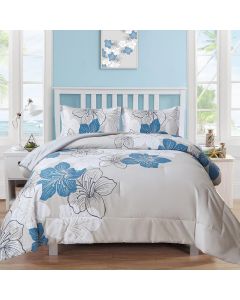 Menghomeus 3 Piece Comforter Set King 3 Piece