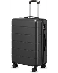 YOETEY 24 Inch Checked Luggage with Spinner Wheels 24 Inch, 24 in