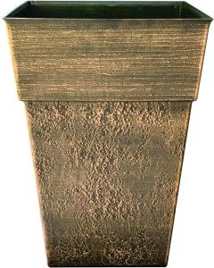 The HC Companies 22 Inch Avino Tall Square Planter - Decorative Indoor Outdoor Plant Pot for 22 Inch