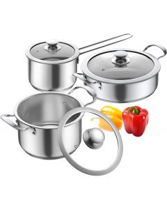 Aufranc Stainless Steel pots and Stainless Steel Nonstick Induction