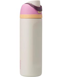 Owala FreeSip Insulated Stainless Steel Water Bottle with Stainless Steel 24 Oz