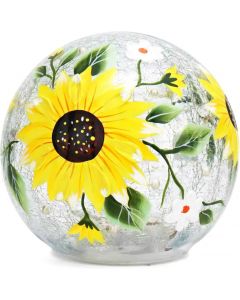 YIYUKODO Crackle Glass Ball Lamp Glass, Bundle of 2
