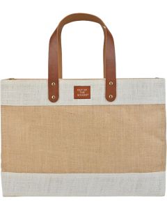 Out of the Woods Jute Tote Wood