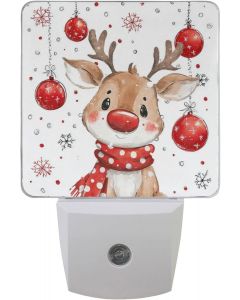 Vdsrup Christmas Deer Night Light Set Set of 2, Bundle of 2