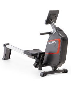 MARCY Compact 8-Level Adjustable Magnetic Resistance Rowing Machine with