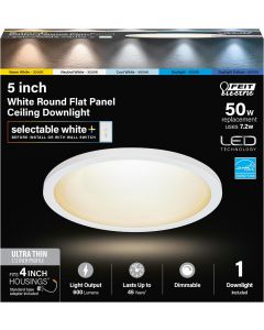 Feit Electric LED Flush Mount Ceiling Light Electric 1 Pack, 4 Inch, Bundle of 2