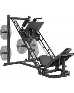 Dripex Adjustable Leg Press Hack Squat Machine for Full