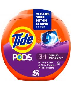 Tide Pods laundry detergent pacs 42 Count, Bundle of 2