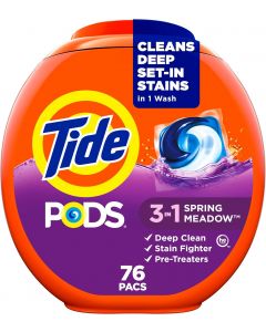 Tide PODS laundry detergent pacs 76 Count, Bundle of 2