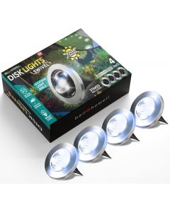 Bell+Howell Swivel Disk Lights Deluxe Wireless Set of 4, Bundle of 2