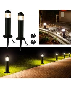 MOON-DE-AGE Pathway Lights Outdoor 2 Pack