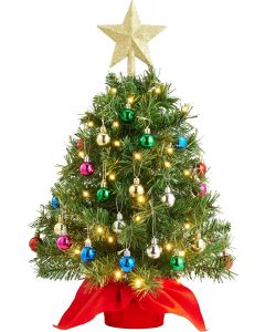 Joiedomi 24&quot;/2FT Mini Christmas Tree Tabletop Set with 2FT
