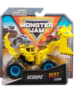 Monster Jam Official Scoopz Dirt Squad Dump Truck Monster Truck, Bundle of 2