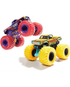 Monster Jam Marvel The Sentinels vs Wolverine 1:64 Scale 2-Pack 2-Pack, Bundle of 2