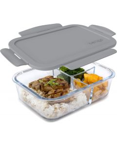 Bentgo Glass Lunch Box - Leak-Proof Bento-Style Food Container with Glass, Bundle of 2