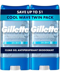 Gillette Antiperspirant and Deodorant for Men Pack of 2, 3.8 oz, Bundle of 3