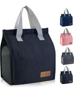 Mziart Minimalist Lunch Bag Small, Bundle of 4