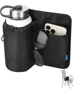 Xxerciz Chair Cup Holder with Phone Holder Adjustable Nylon Armrest Drink Holder Organizer Universal, Bundle of 2