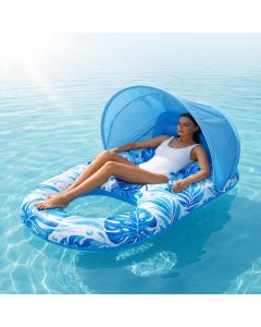 Allyix Pool Floats Adult with Canopy